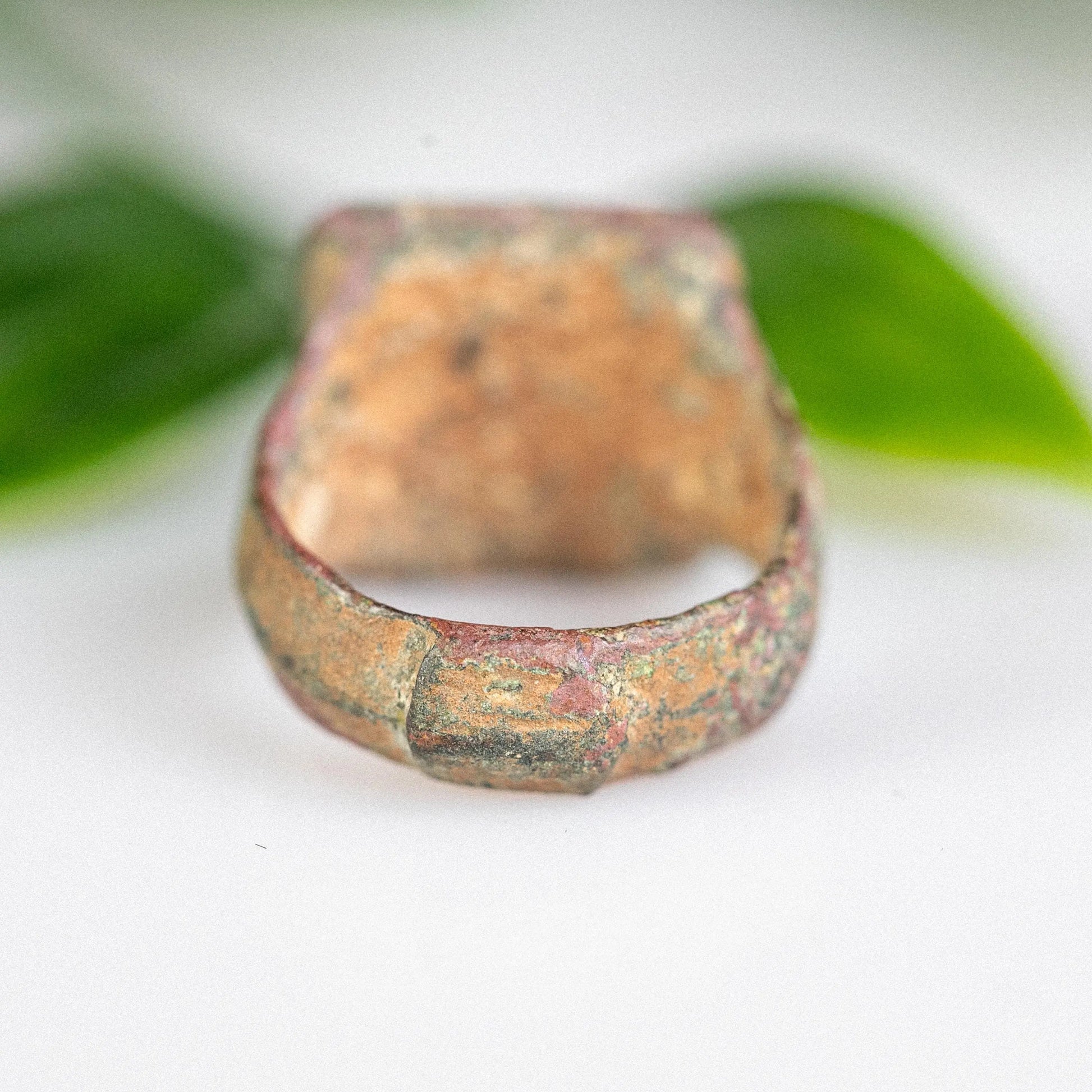 'Sirius'- Medieval Bronze Ring (14th–17th C. CE)  EU 49 / US 5 Aurora Antiqua