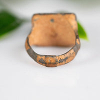'Seraphis' - Medieval Bronze Ring  (14th–17th CE)  EU 57 / US 8 Aurora Antiqua