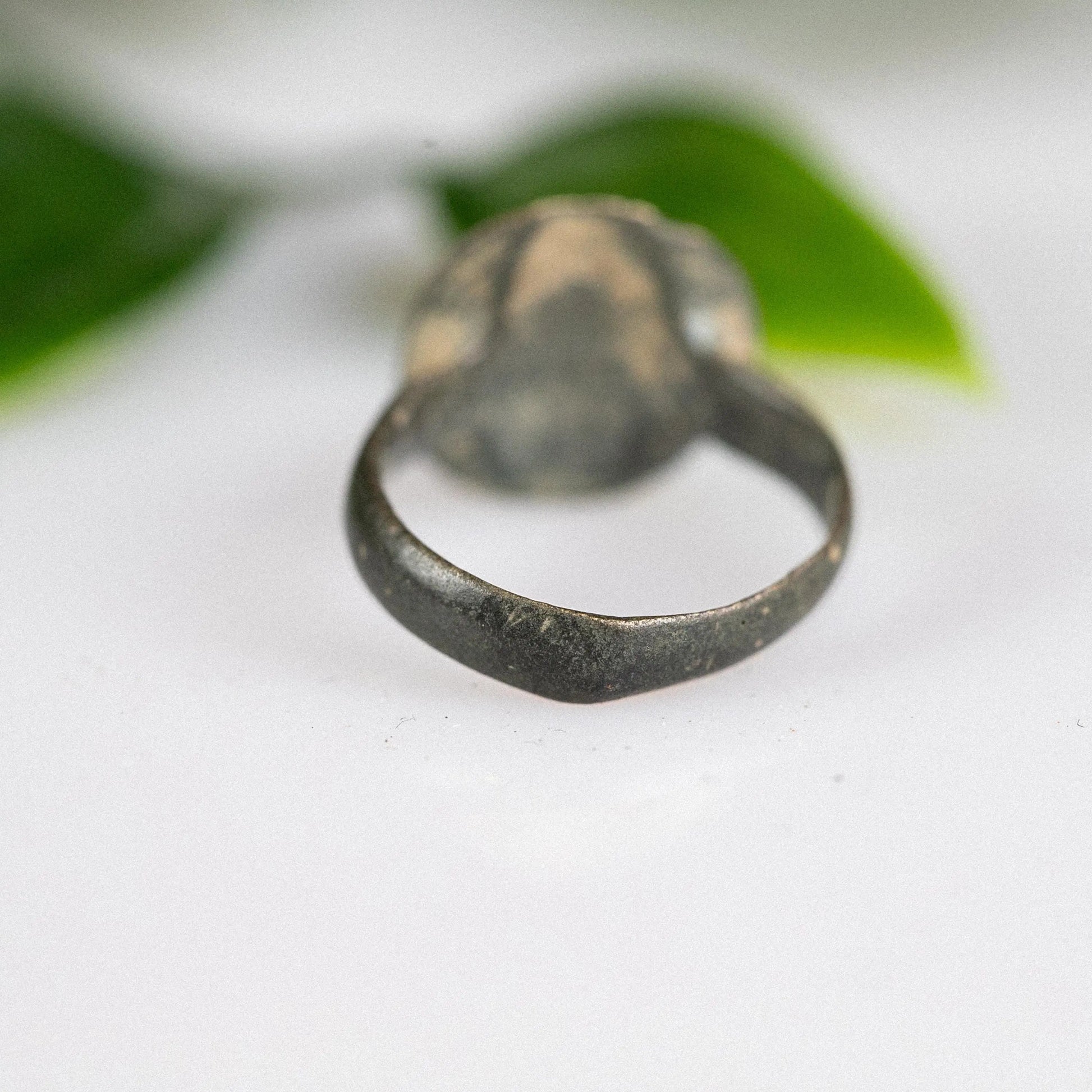 'Celoris' - Medieval Bronze Ring  (12th–16th CE) EU 49 / US 4.75 Aurora Antiqua