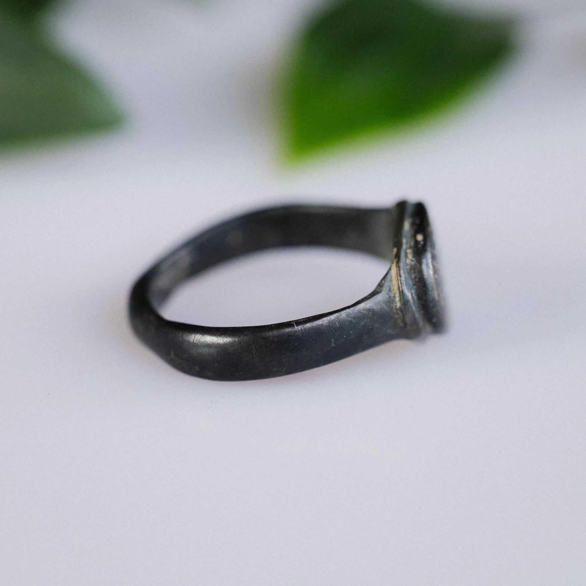 'Roderic' - Medieval Bronze Ring (12th C. CE) EU 48 / US 4¼ Aurora Antiqua