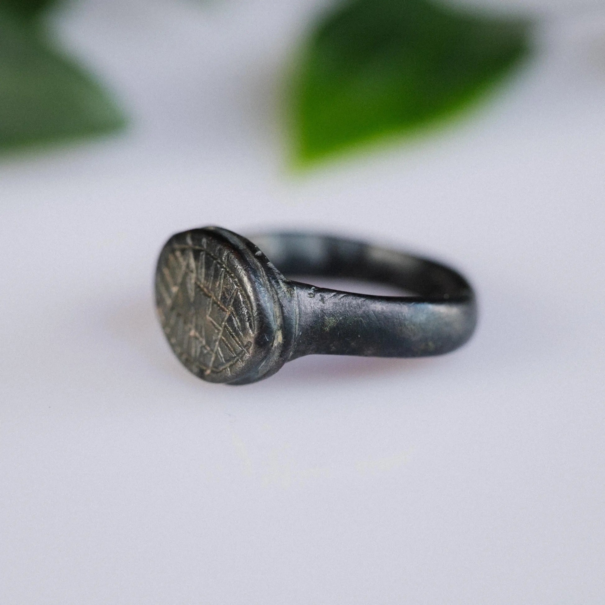 'Roderic' - Medieval Bronze Ring (12th C. CE) EU 48 / US 4¼ Aurora Antiqua