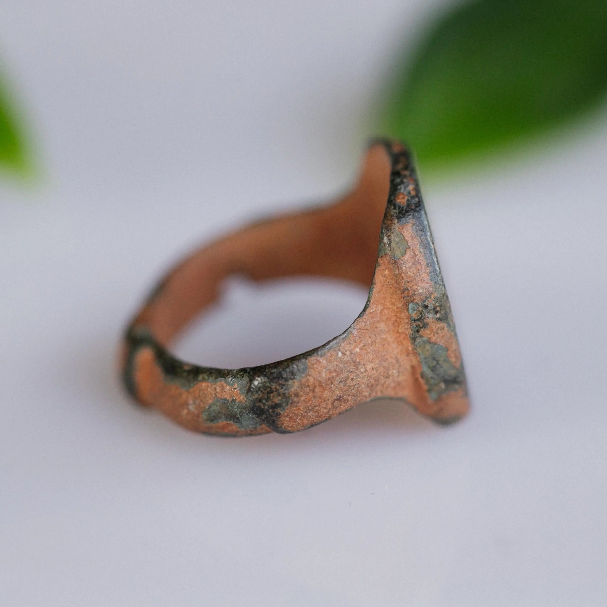 'Harun' - Islamic Bronze Signet Ring (13th–17th C. CE) EU 47 / US 4 Aurora Antiqua