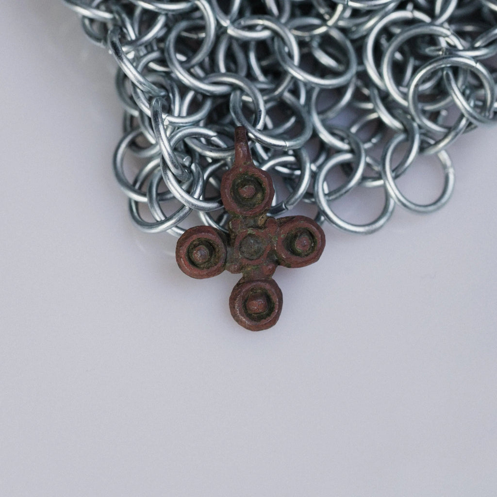 ‘Oculus’ - Medieval Bronze Cross Pendant  (11th–14th C. CE) Aurora Antiqua