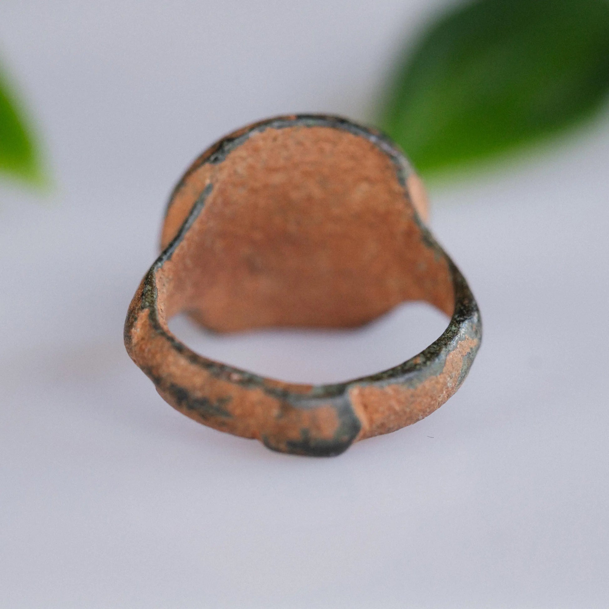 'Harun' - Islamic Bronze Signet Ring (13th–17th C. CE) EU 47 / US 4 Aurora Antiqua