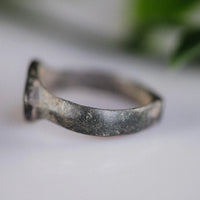 'Tessarion' - Medieval Bronze Signet Ring  (10th–13th CE) EU 54 / US 7 Aurora Antiqua
