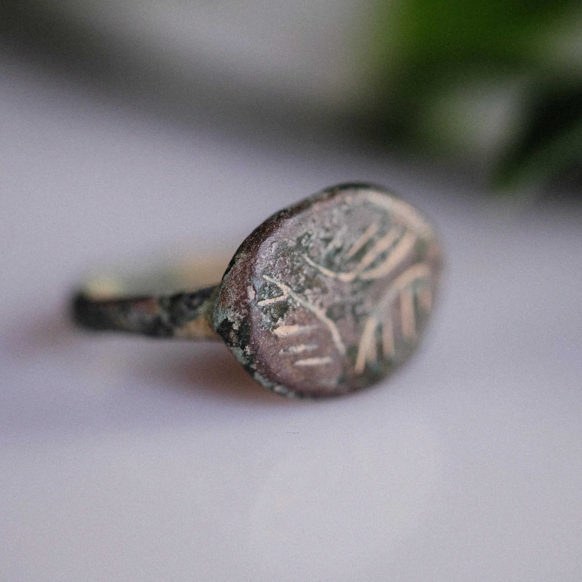 'Vernax' - Medieval Bronze Ring (9th–12th C. CE) EU 49 / US 5 Aurora Antiqua