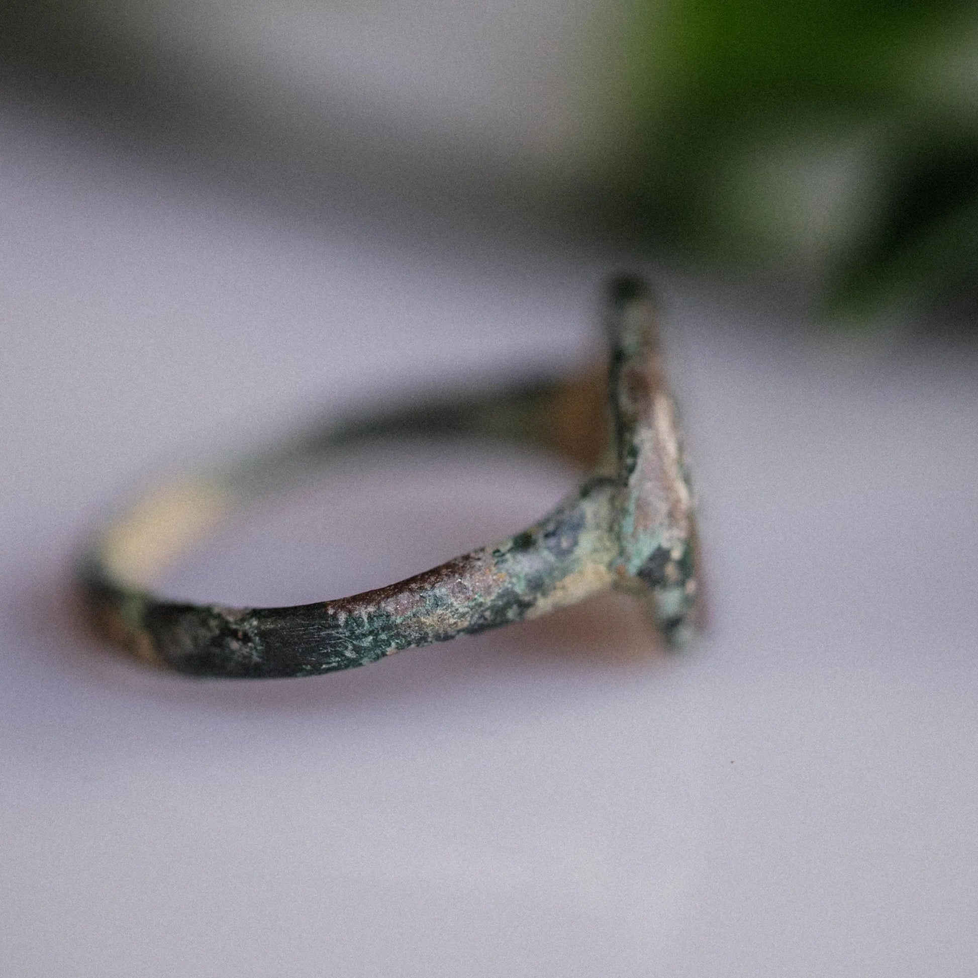 'Vernax' - Medieval Bronze Ring (9th–12th C. CE) EU 49 / US 5 Aurora Antiqua