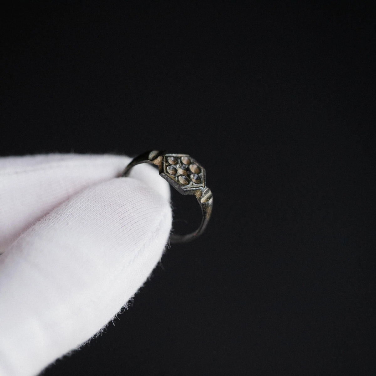 Roman Bronze Ring 'Fuscus' (3rd Century AD) EU 56/US 7.5