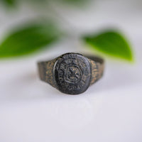 ‘Henricus’ - Medieval to Early Modern Bronze Signet Ring (14th–17th C. CE) EU 61 / US 9.5 Aurora Antiqua