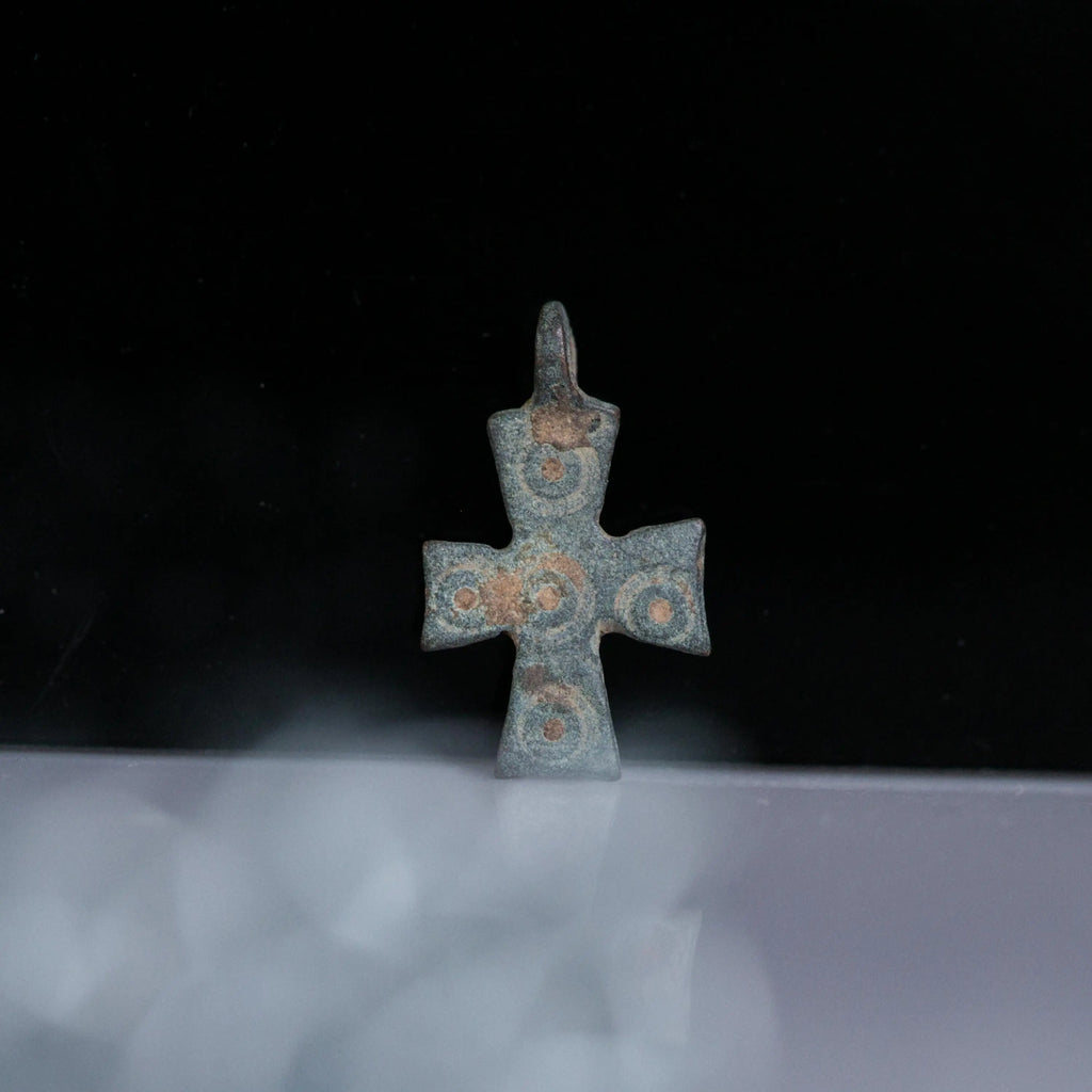 ‘Vigilia’ -  Medieval Bronze Cross Pendant  (11th–14th C. CE) Aurora Antiqua