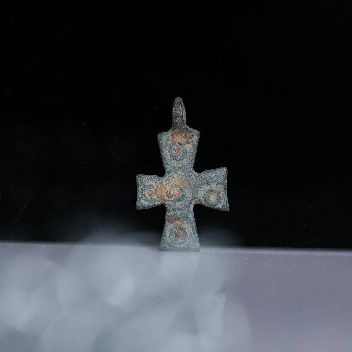 ‘Vigilia’ -  Medieval Bronze Cross Pendant  (11th–14th C. CE) Aurora Antiqua