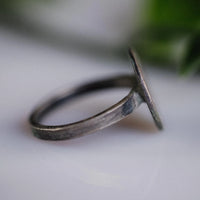 'Equitus' - Medieval Silver Crusader Signet Ring (9th–11th C. CE) EU 48 / US 4,5 Aurora Antiqua
