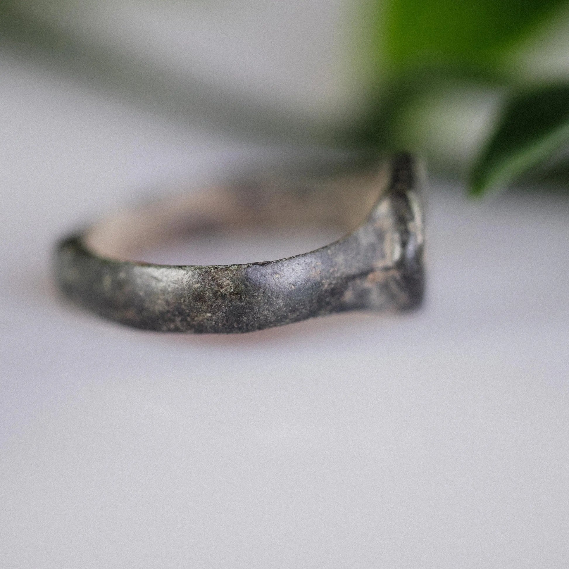 'Tessarion' - Medieval Bronze Signet Ring  (10th–13th CE) EU 54 / US 7 Aurora Antiqua