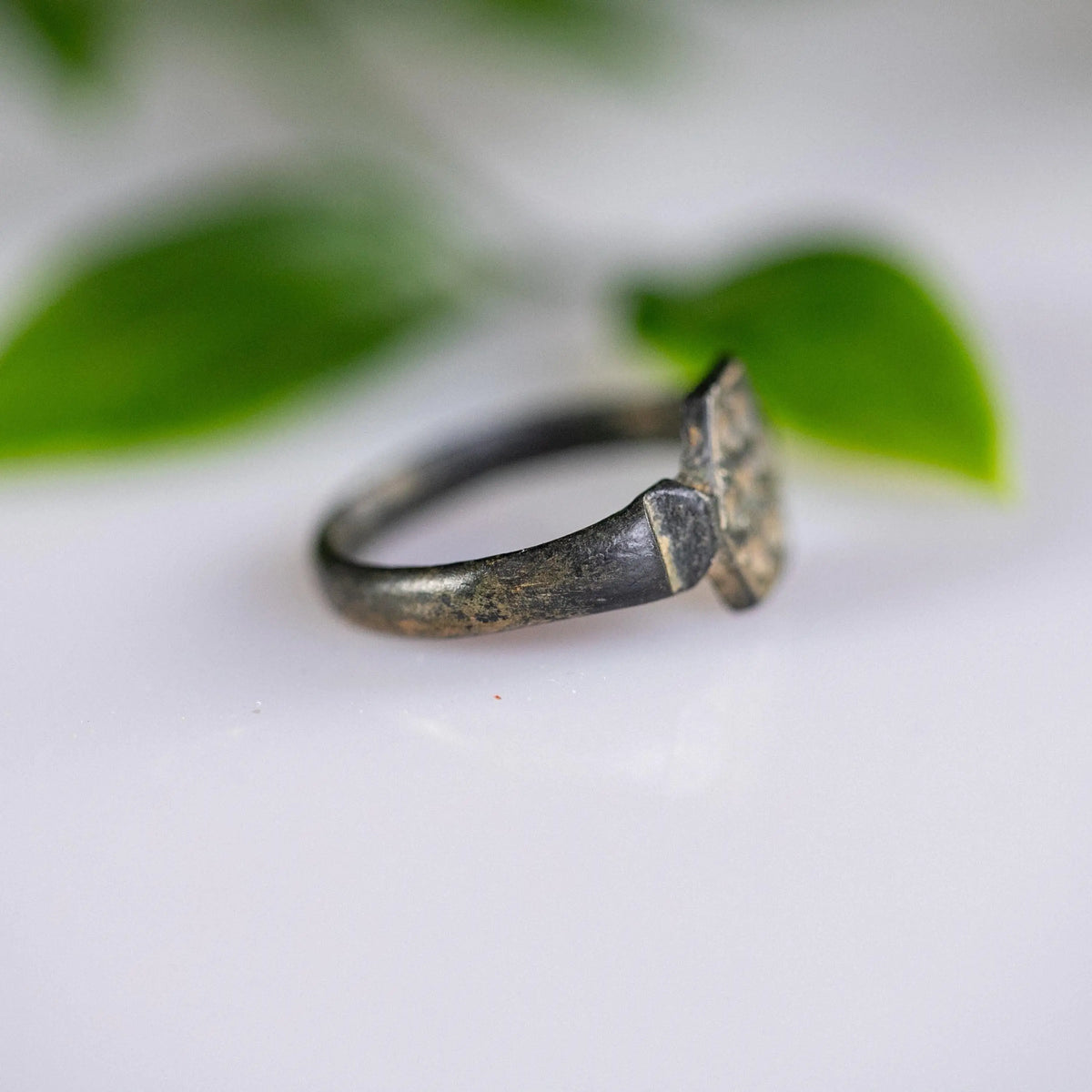 Roman Bronze Ring 'Fuscus' (3rd Century AD) EU 56/US 7.5