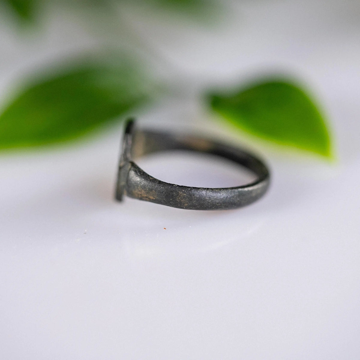 Roman Bronze Ring 'Fuscus' (3rd Century AD) EU 56/US 7.5