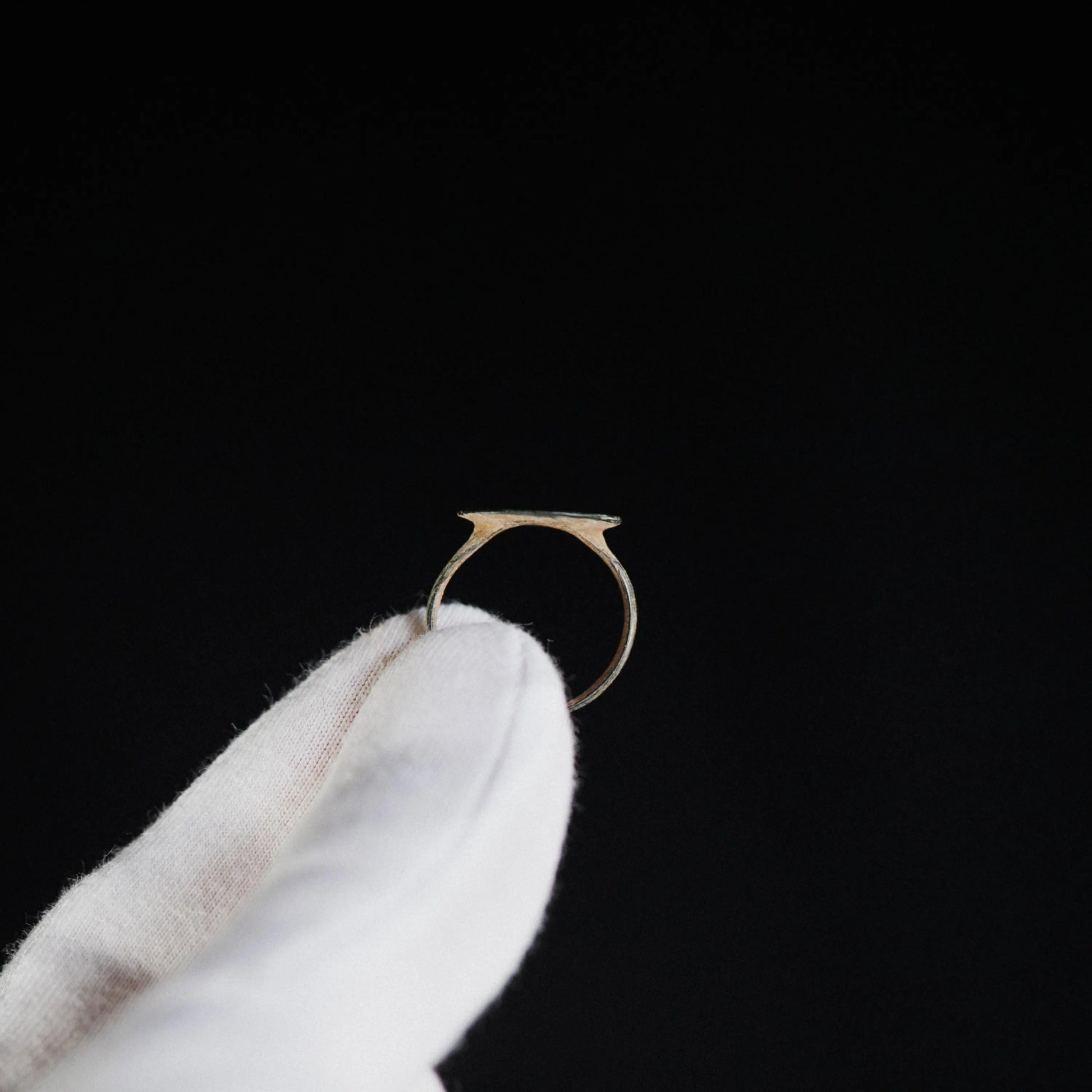 ‘Sigillo’ - Medieval Bronze Seal Ring  (12th–14th C. CE) EU 52 / US 6 Aurora Antiqua