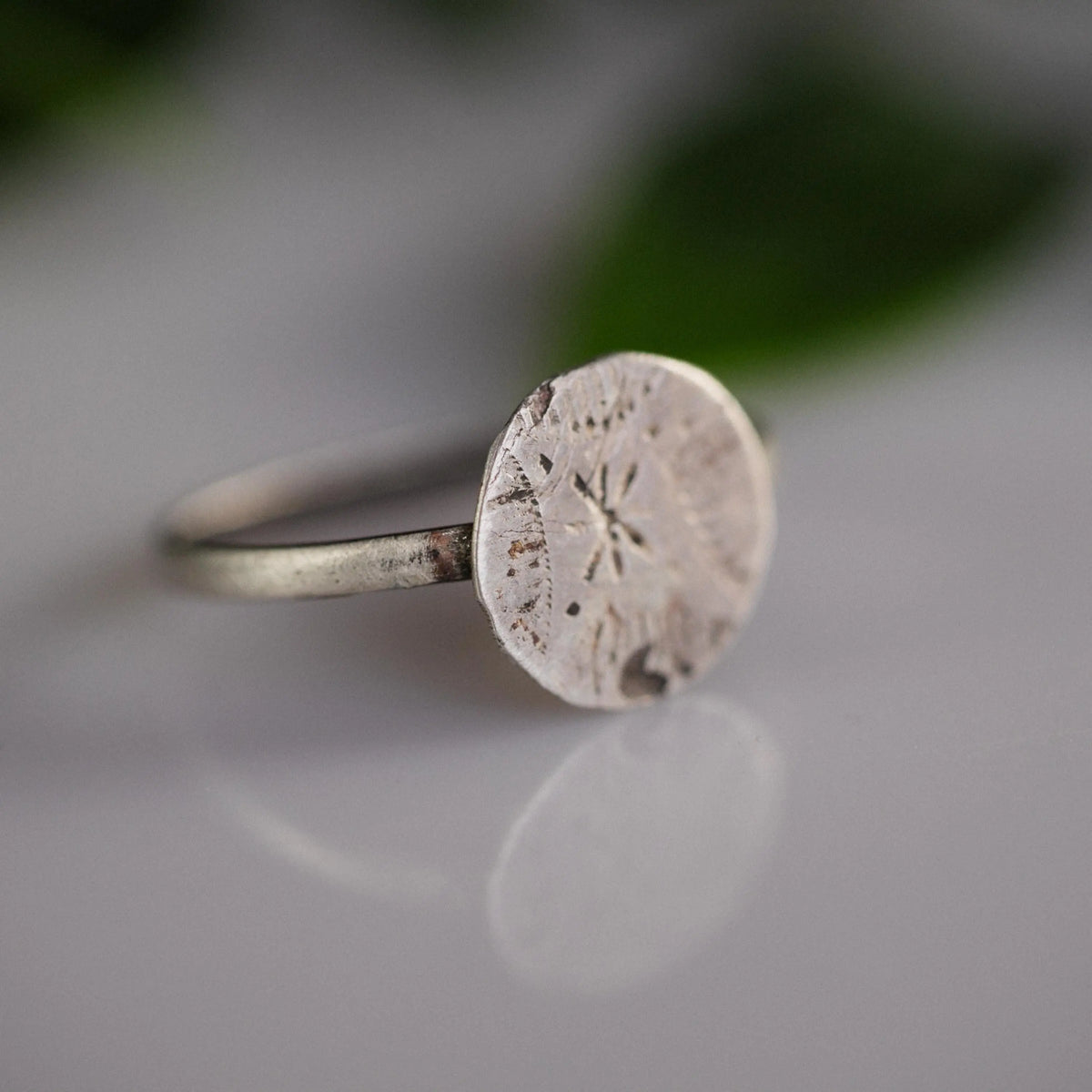 Crusader Silver Ring 'Bethlehem' (12th-13th c. CE) EU 62.5/US 10
