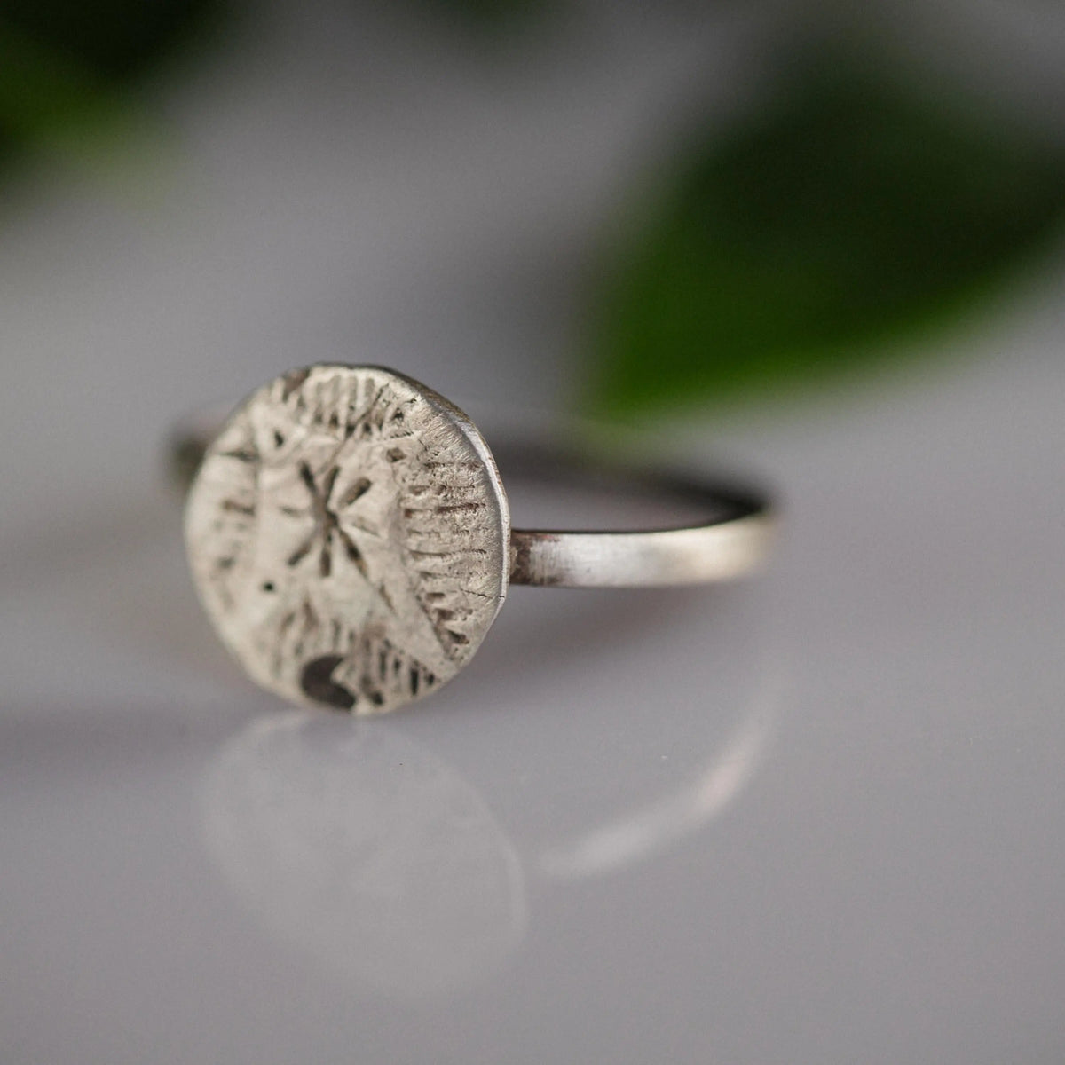 Crusader Silver Ring 'Bethlehem' (12th-13th c. CE) EU 62.5/US 10