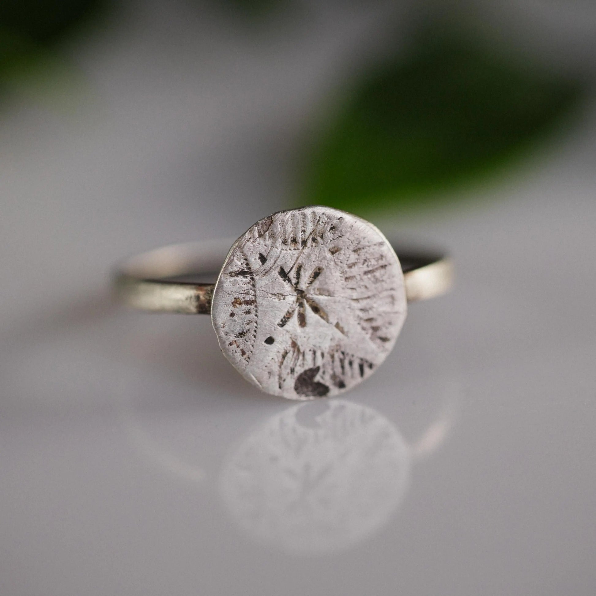 'Bethlehem' - Medieval Crusader Silver Ring (12th–13th CE) US 10 / EU 62.5 Aurora Antiqua