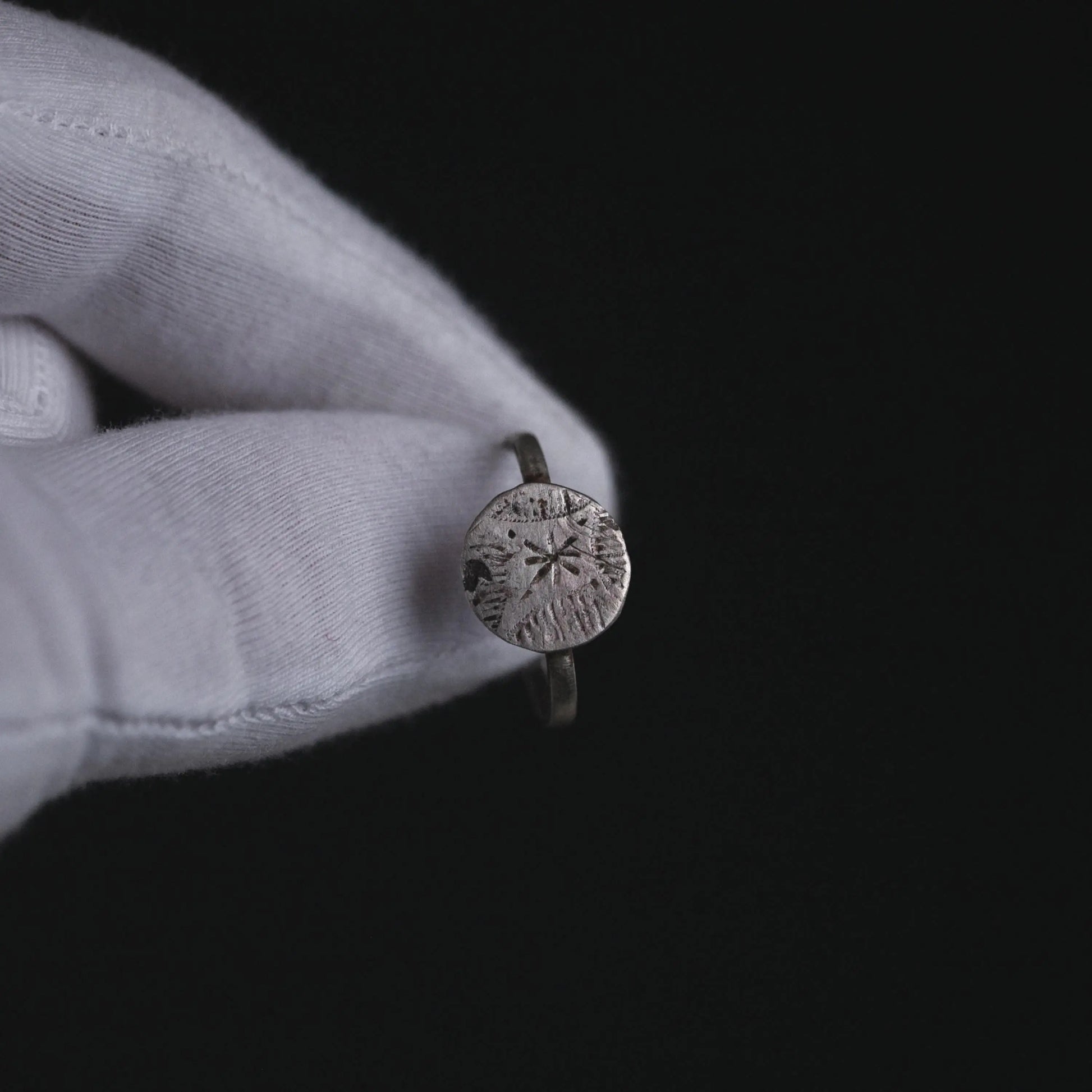 'Bethlehem' - Medieval Crusader Silver Ring (12th–13th CE) US 10 / EU 62.5 Aurora Antiqua