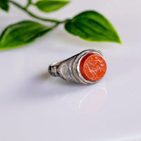 'Auriga' - Roman Silver Ring (1st–3rd CE)  EU 57 / US 7.5 Aurora Antiqua