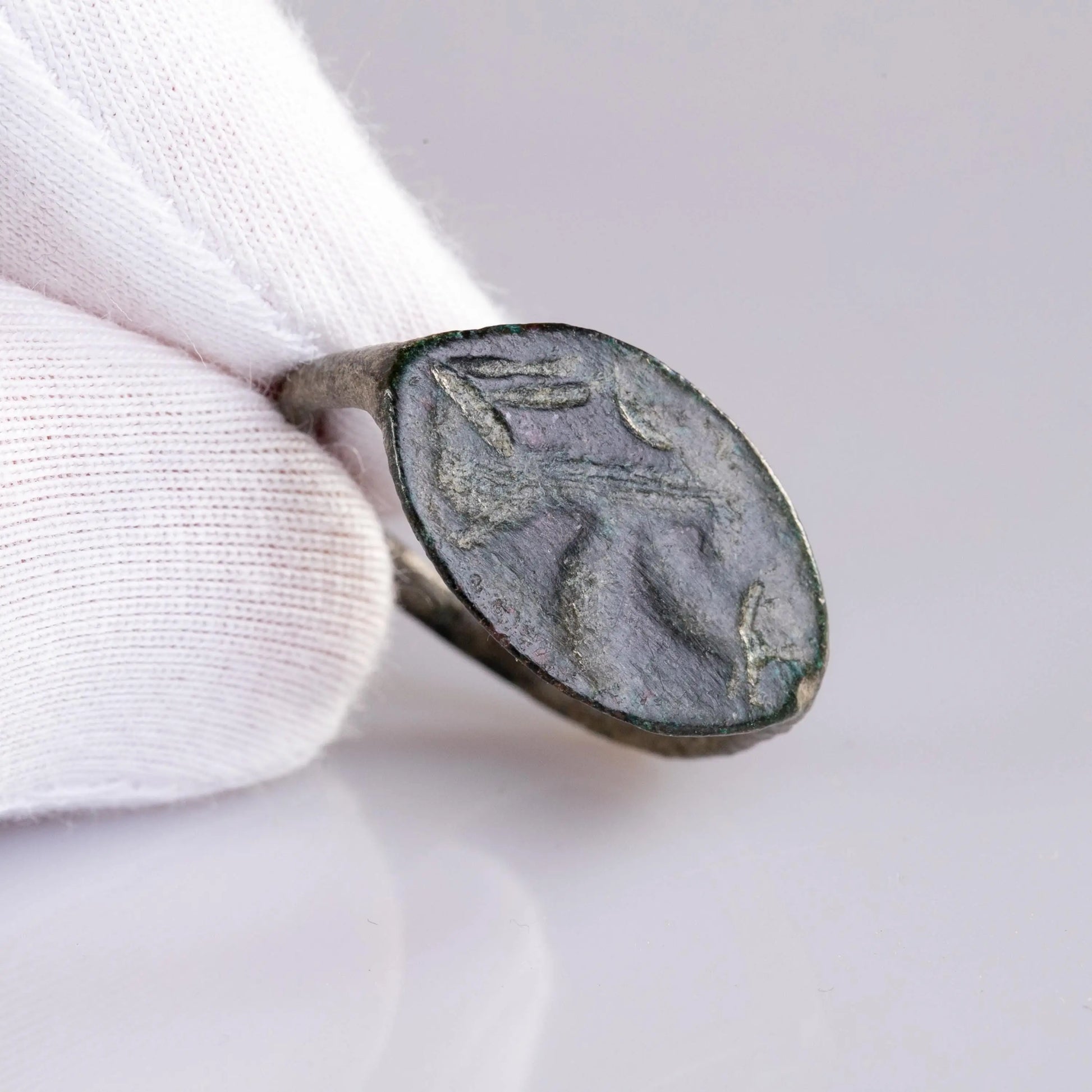 'Iphios' - Greek Bronze Ring (5th C. BCE)  EU 60 / US 9.5 Aurora Antiqua