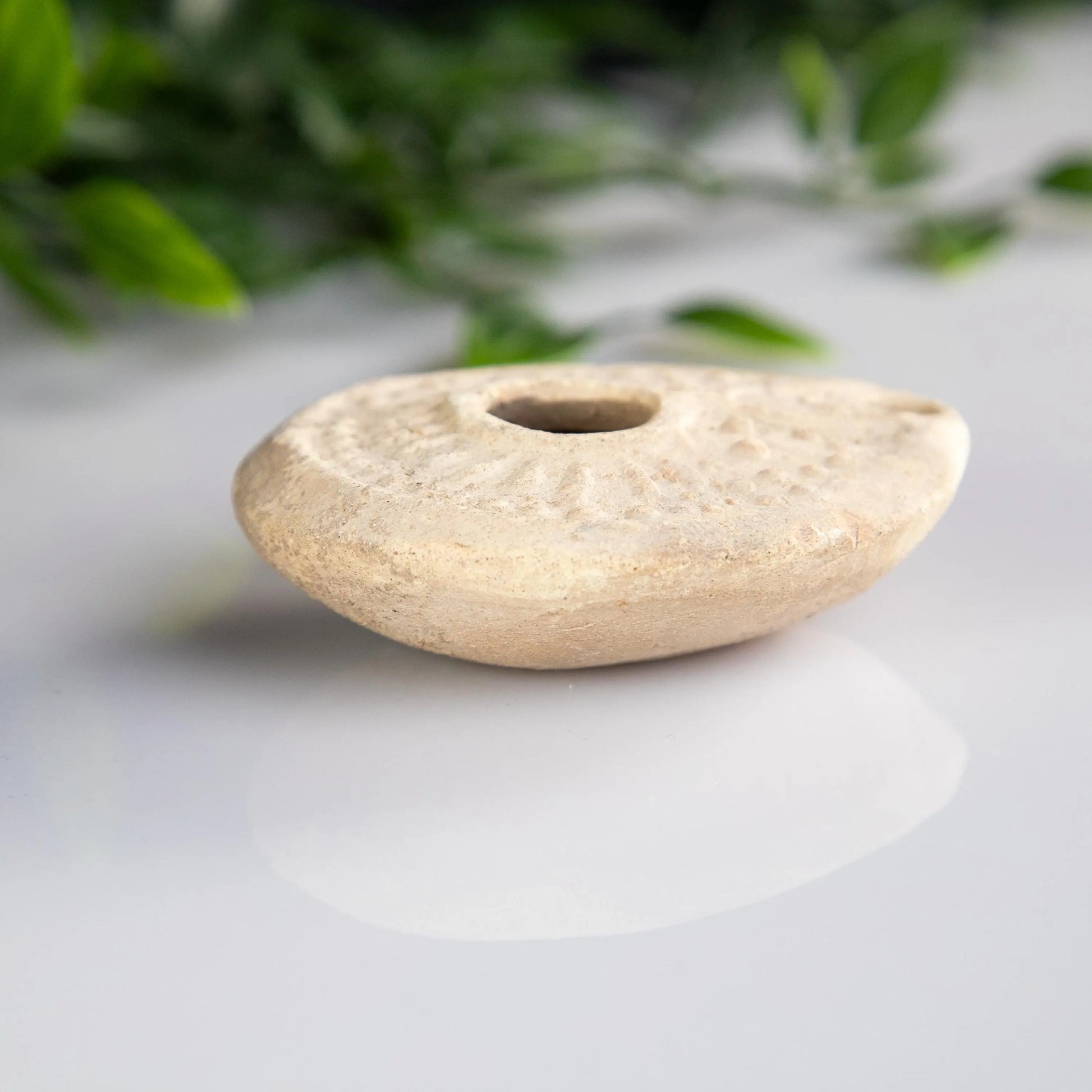 'Ioannes' - Byzantine Terracotta Oil Lamp (6th C. CE) Aurora Antiqua