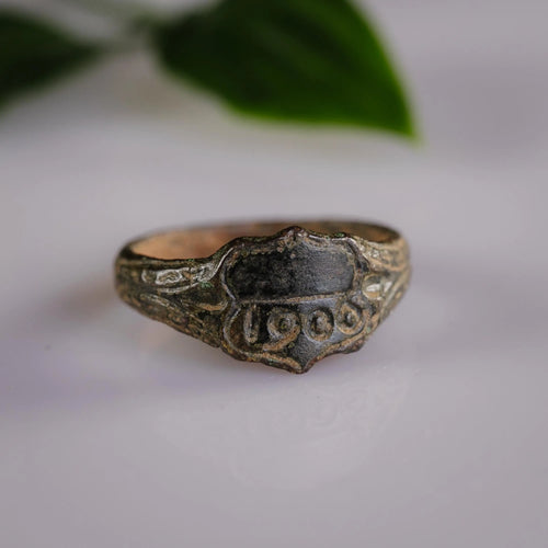 “Albertus” - Post-Medieval Shield Ring  –( 19th C. CE) EU 57 / US 8 Aurora Antiqua