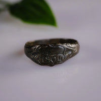 “Edwardian” - Commemorative Ring (Early 20th Century)  EU 60 / US 9 Aurora Antiqua