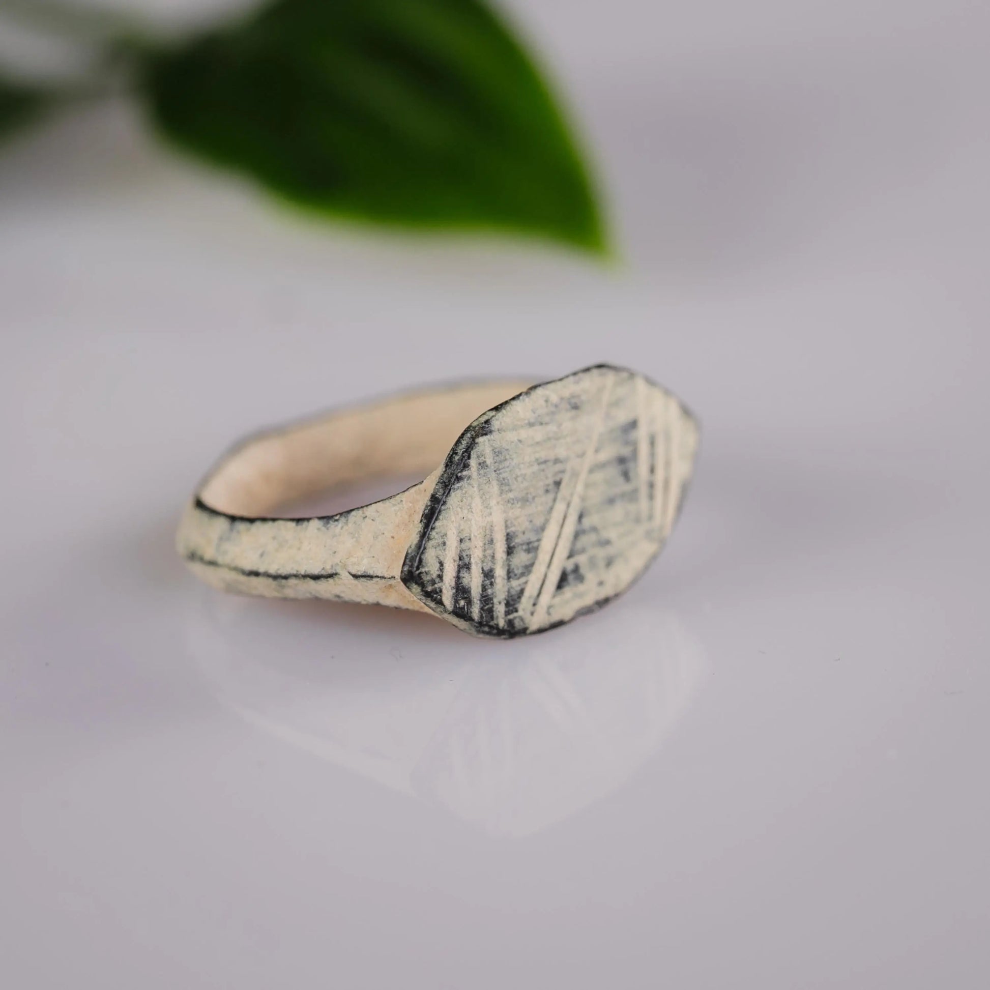 'Transitus' - Roman to Early Medieval Bronze Ring (2nd–7th CE) EU 46 / US 4 Aurora Antiqua