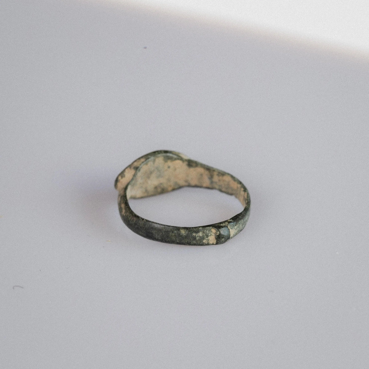 Late Roman Bronze Ring 'Celestia' (4th-6th CE) EU 51/US 5.25