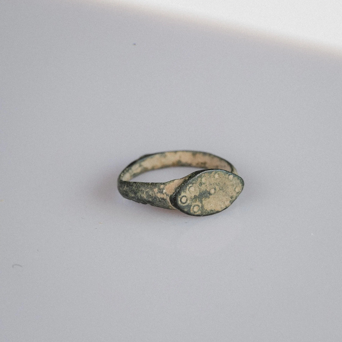 Late Roman Bronze Ring 'Celestia' (4th-6th CE) EU 51/US 5.25