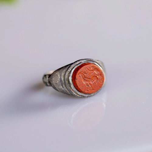 'Auriga' - Roman Silver Ring (1st–3rd CE)  EU 57 / US 7.5 Aurora Antiqua