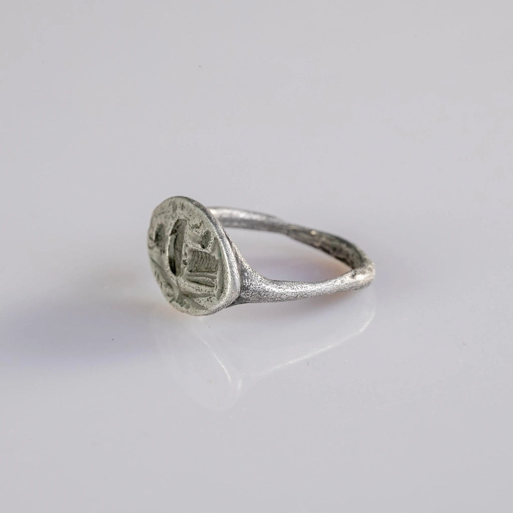 'Diana' - Roman Silver Ring (1st-3rd BCE/CE) EU 54 / US 7 Aurora Antiqua