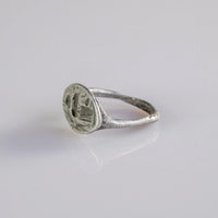 'Diana' - Roman Silver Ring (1st-3rd BCE/CE) EU 54 / US 7 Aurora Antiqua