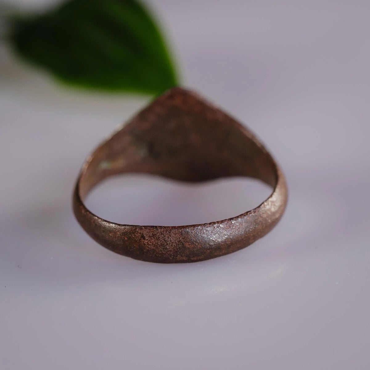 Post-Medieval Bronze Ring 'Octavius' (17th-19th c. CE) EU 60/US 9.5