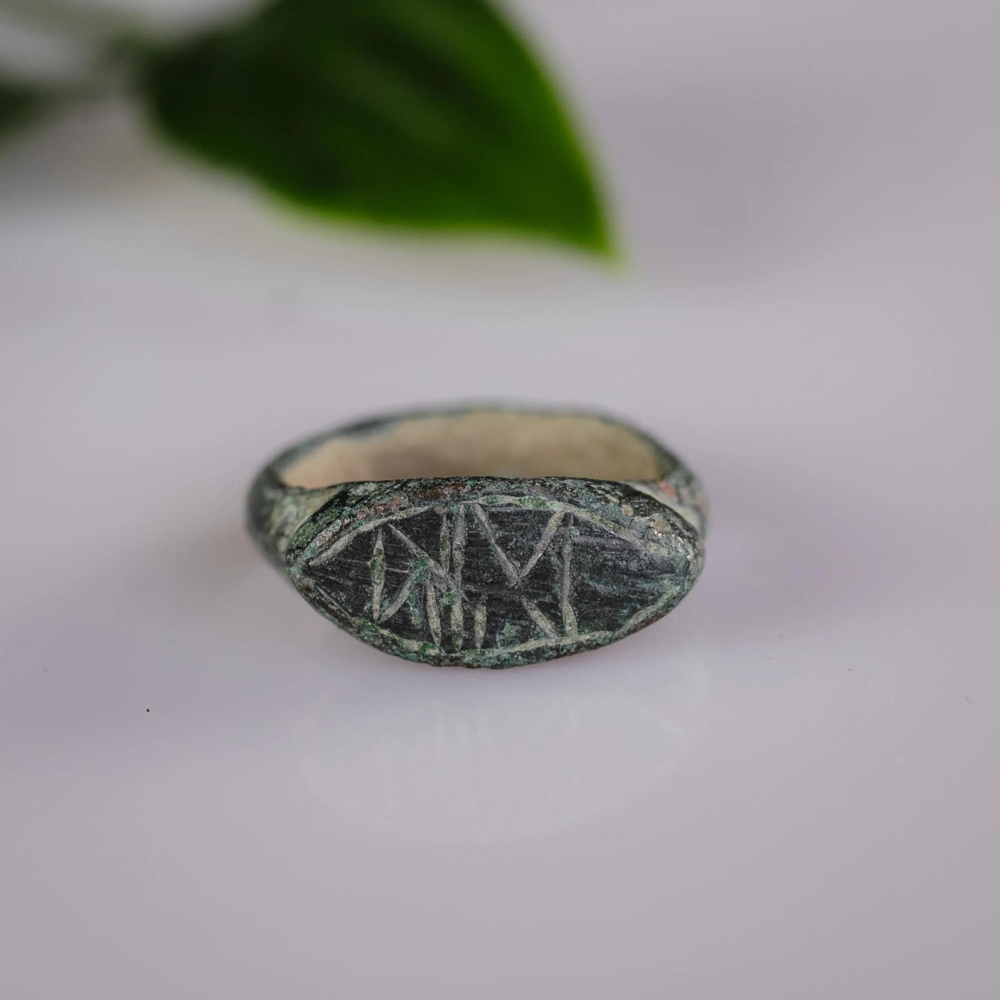 'Valerianus' - Late Roman to Early Medieval Bronze Ring (3rd–7th C. CE)  EU 45 / US 3.25 Aurora Antiqua