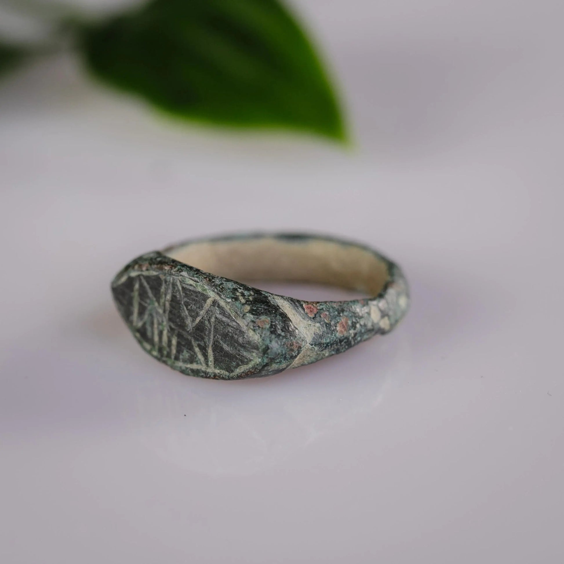 'Valerianus' - Late Roman to Early Medieval Bronze Ring (3rd–7th C. CE)  EU 45 / US 3.25 Aurora Antiqua