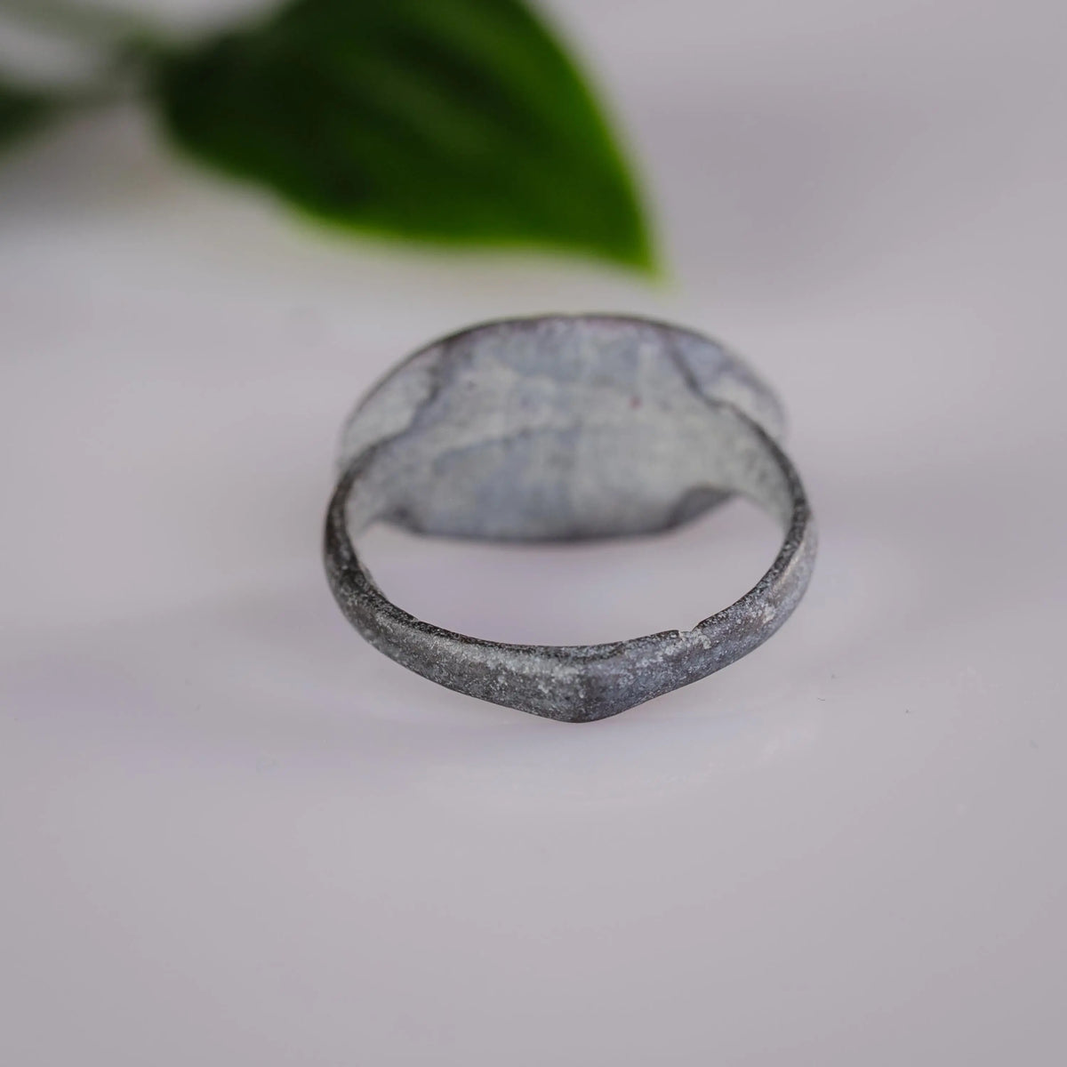 Late Roman Bronze Ring 'Rhombus' (3rd-5th c. CE) EU 47/US 4