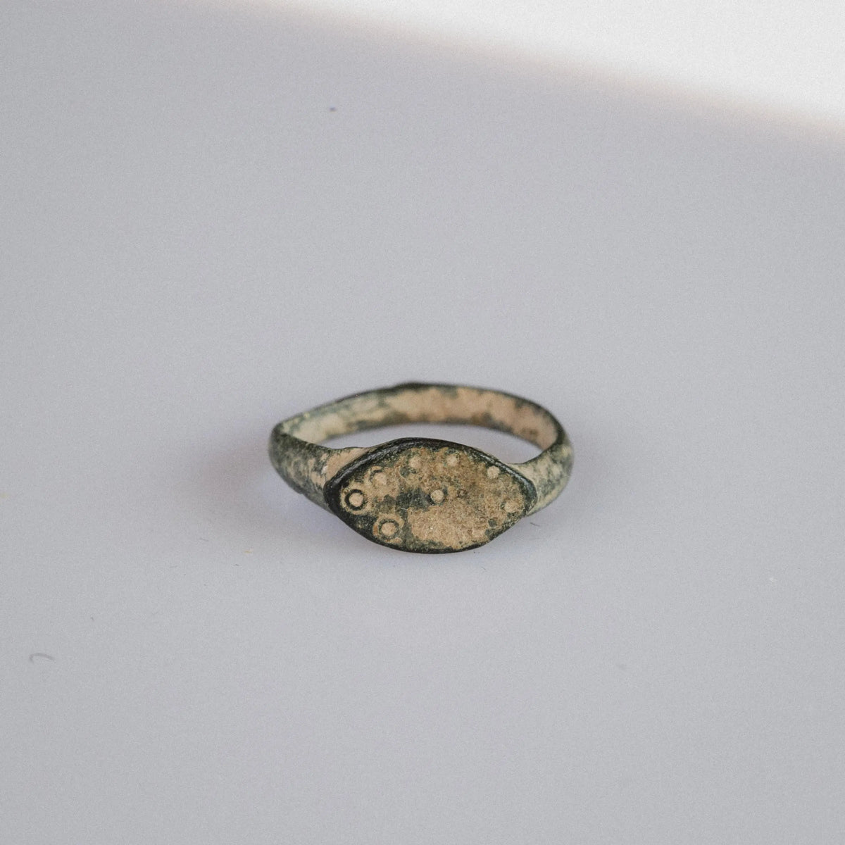 Late Roman Bronze Ring 'Celestia' (4th-6th CE) EU 51/US 5.25