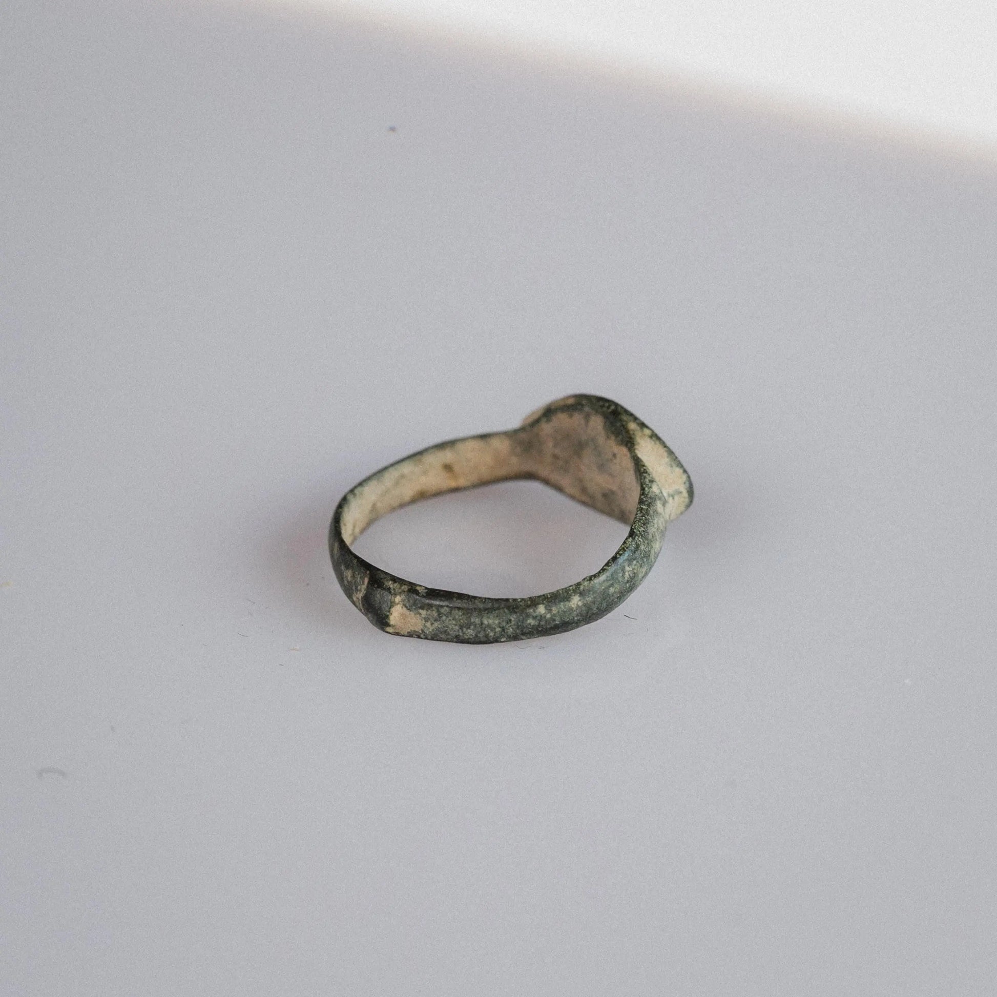 'Celestia' - Late Roman Bronze Ring (4th-6th CE) EU 51 / US 5.25 Aurora Antiqua