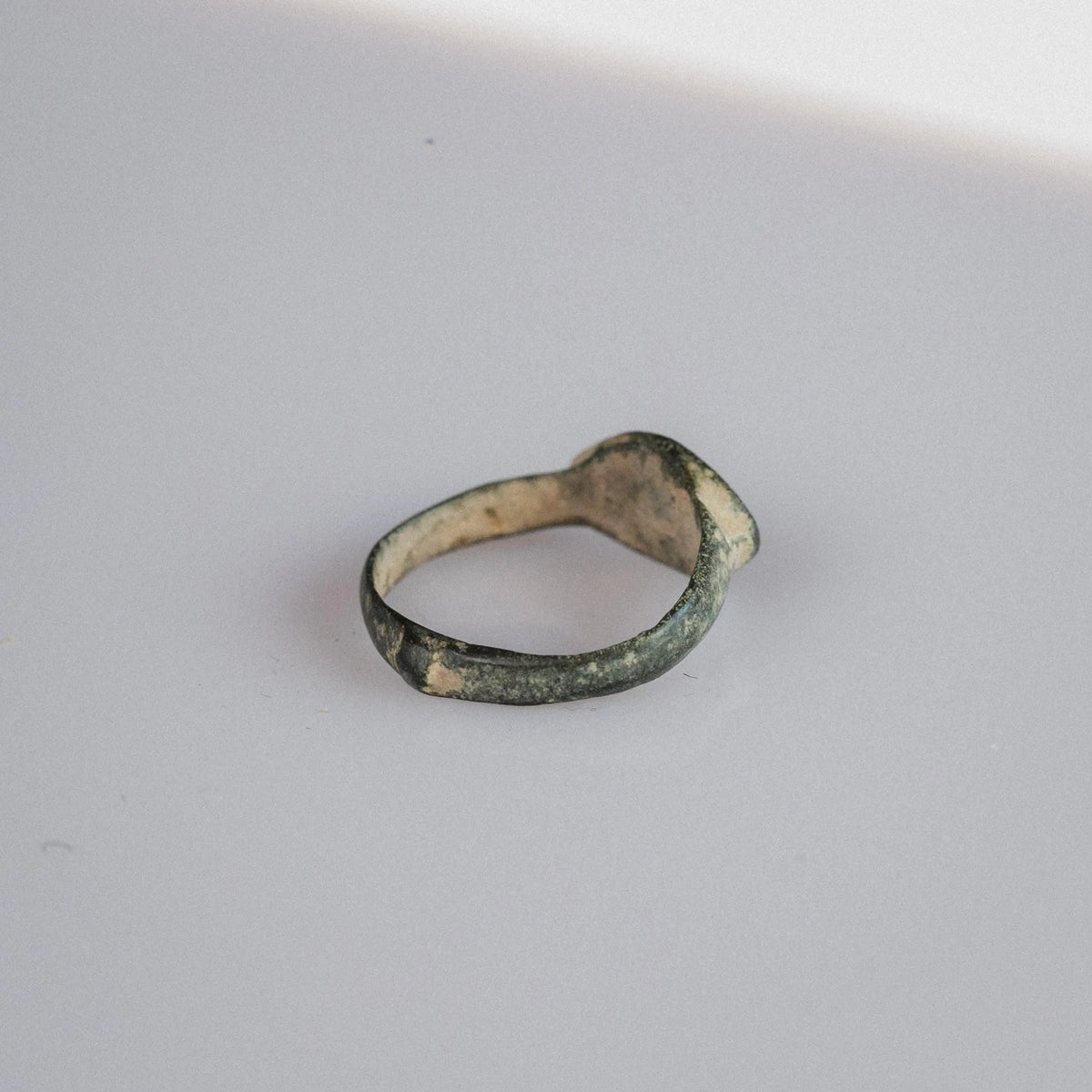Late Roman Bronze Ring 'Celestia' (4th-6th CE) EU 51/US 5.25