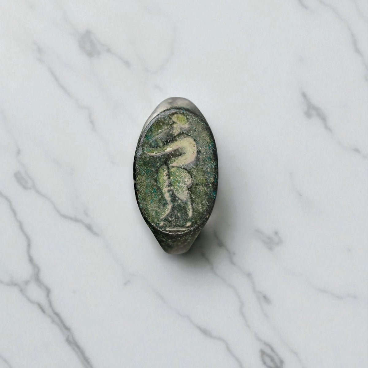 Roman Bronze Ring 'Sylvanus' (1st-3rd c. AD) EU 50.5/US 5.5